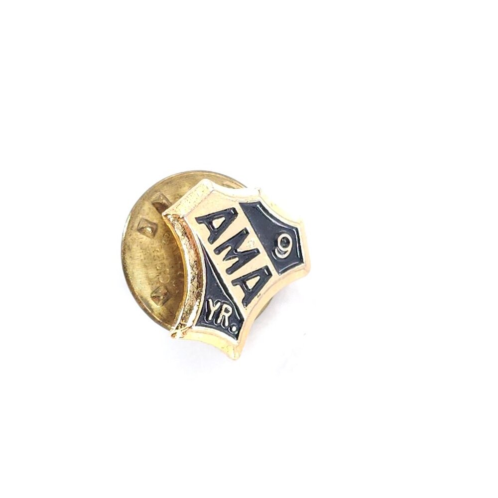 Vintage AMA 9 Year Member Pin American Motorcycle Association
